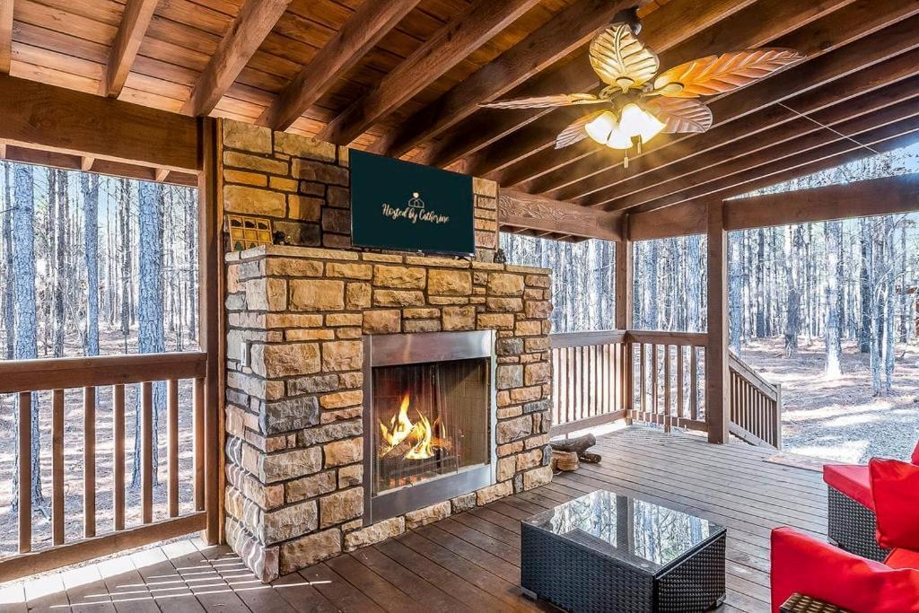 Large Luxury 2Br Cabin W Hot Tub Double Trouble Was Designed For Fun Comfort And Memories Minutes From Buzzling Hochatown And Beautiful Beaver Bend State Park Broken Bow Exterior foto